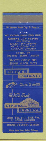 Matchbook Cover - Lindell Trust Company St Louis MO