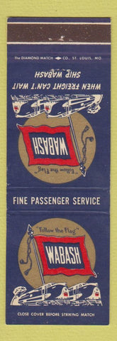 Matchbook Cover - Wabash Railroad