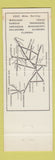 Matchbook Cover - Frisco Railroad St Louis San Francisco Railway