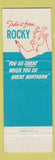 Matchbook Cover - Great Northern Railroad Railway Great for Freight Travel