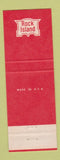 Matchbook Cover - Rock Island Railroad