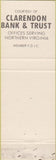 Matchbook Cover - Arlington Hospital Gift Shop VA grayish blue