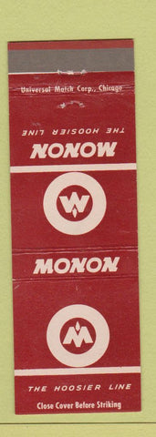 Matchbook Cover - Monon Railroad Hoosier Line