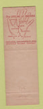 Matchbook Cover - Monon Railroad Hoosier Line