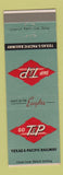 Matchbook Cover - Texas and Pacific Railway Railroad Route of the Eagles