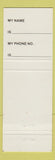 Matchbook Cover - Cabaret Lounge Tucson AZ girlie strip club