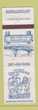 Matchbook Cover - Quarterdeck Restaurant Kittery ME