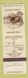 Matchbook Cover - Quality Inn Vernon Hartford CT