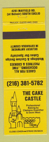 Matchbook Cover - The Cake Castle Cleveland OH