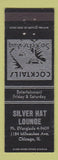 Matchbook Cover - Silver Hat Lounge Bar Chicago IL