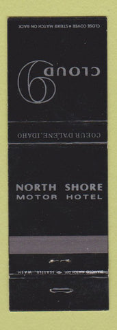 Matchbook Cover - Cloud 9 North Shore Motor Hotel Coeur D'Alene ID