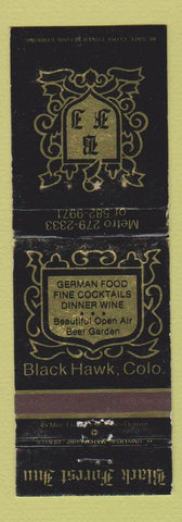 Matchbook Cover - Black Forest Inn Black Hawk Colorado WEAR