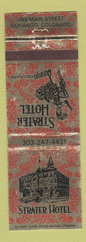 Matchbook Cover - Strater Hotel Durango Colorado girlie