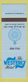 Matchbook Cover - The Westerly Hotel Courtenay BC