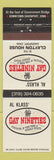 Matchbook Cover - Al Klass Gay Nineties Davenport IA