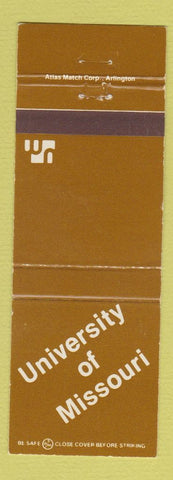 Matchbook Cover - University of Missouri Columbia MO