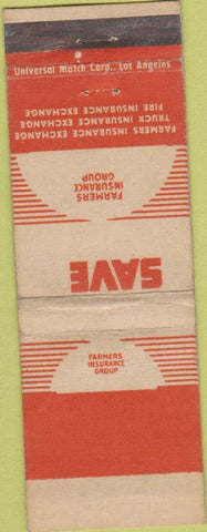 Matchbook Cover - Farmers Insurance Group