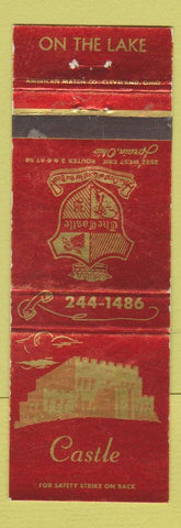 Matchbook Cover - Castle on the Lake Lorain OH WEAR