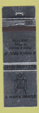 Matchbook Cover - A Man's Image South Philadelphia PA