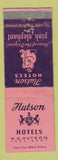 Matchbook Cover - Hutson Hotels WORN