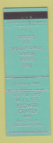 Matchbook Cover - Miles Flower Center Cleveland OH