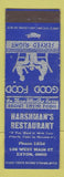 Matchbook Cover - Harshman's Restaurant Eaton OH WEAR