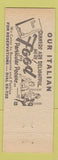 Matchbook Cover - Village Tavern Meadville PA BLUE