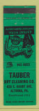Matchbook Cover - Tauber Dry Cleaning Altoona PA