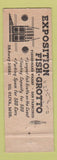 Matchbook Cover - Exposition Fish Grotto #1 San Francisco CA