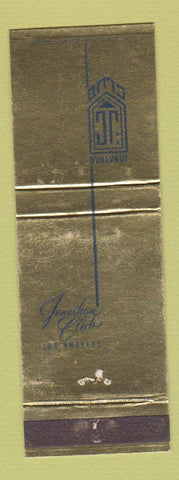 Matchbook Cover - Jonathan Club Los Angeles CA