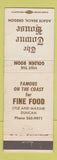 Matchbook Cover - Towne House Agate Beach OR restaurant