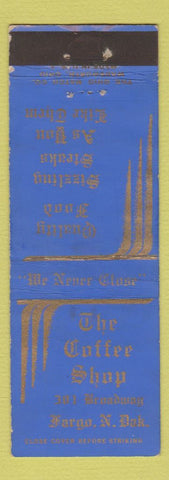 Matchbook Cover - Coffee Shop Fargo ND
