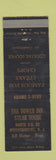 Matchbook Cover - Tower Inn Steak House Mountainside NJ WORN