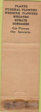 Matchbook Cover - Ratterman Bros Flowers ST Paul MN