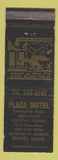 Matchbook Cover - Plaza Motel Brewer ME WEAR