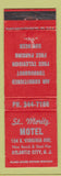 Matchbook Cover - St Moritz Hotel Atlantic City NJ WEAR