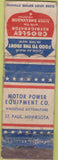 Matchbook Cover - Crosley Refrigerator ST Paul MN POOR