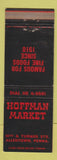 Matchbook Cover - Hoffman Market Allentown PA WEAR