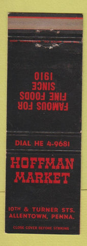 Matchbook Cover - Hoffman Market Allentown PA WEAR