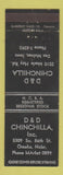 Matchbook Cover - D&D Chinchilla Omaha NE Des Moines IA