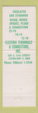 Matchbook Cover - ETC Electrix Terminals Connectors Cleveland OH
