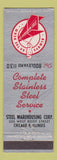 Matchbook Cover - Steel Warehouse Corp Chicago IL WEAR