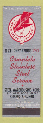 Matchbook Cover - Steel Warehouse Corp Chicago IL WEAR