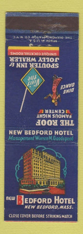 Matchbook Cover - New Bedford Hotel MA