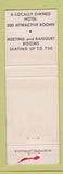 Matchbook Cover - Stephen F Austin Hotel Austin TX WEAR