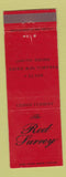 Matchbook Cover - Red Surrey Paramus NJ