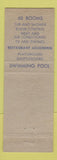Matchbook Cover - Ambassador Motel Fayetteville NC WEAR