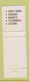 Matchbook Cover - Five Sons Restaurant Sturbridge MA