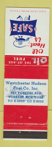 Matchbook Cover - Westchester Hudson Fuel Yonkers NY
