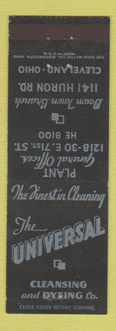 Matchbook Cover - Universal Cleansing Dyeing Cleveland OH